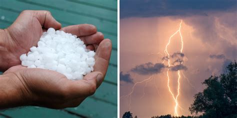 orage de grele.